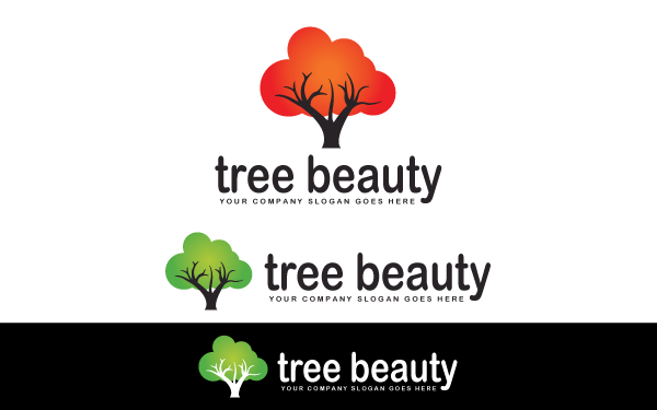 Tree Beauty Logo Template Tree Beauty Logo Template