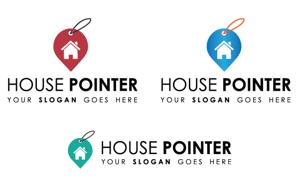 House Pointer Logo Template House Pointer Logo Template