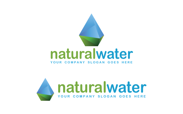 Natural Water V.2 Logo Template Natural Water V.2 Logo Template