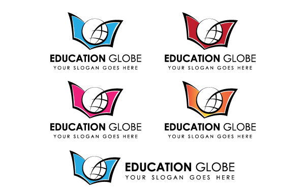 Education Globe Logo Template Education Globe Logo Template