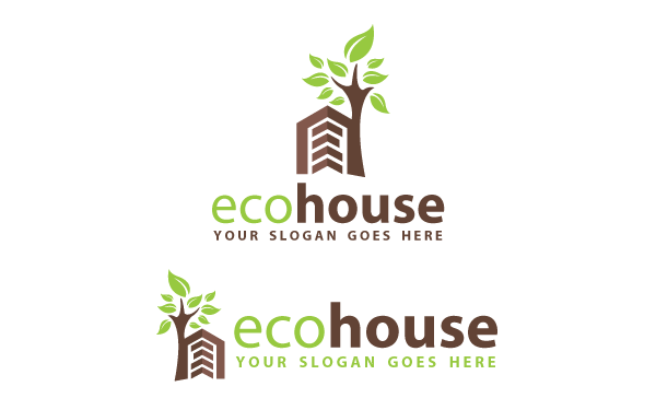 Eco House V2 Logo Template Eco House V2 Logo Template