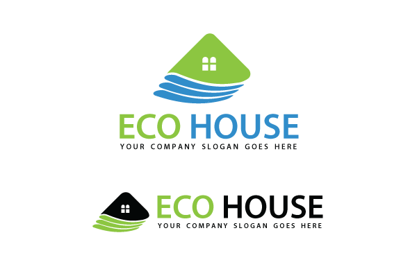 Eco House Logo Template Eco House Logo Template