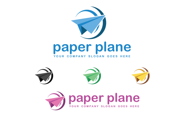 Paper Plane Logo Template Paper Plane Logo Template