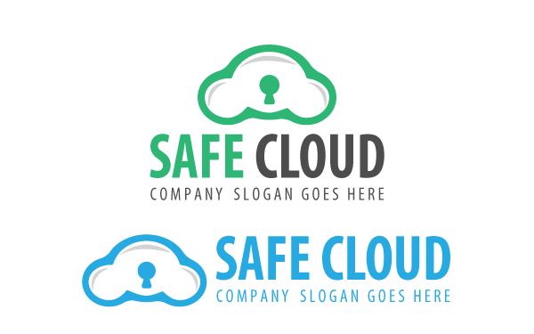 Safe Cloud Logo Template Safe Cloud Logo Template