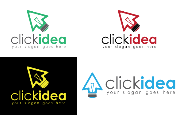 Click Idea Logo Template Click Idea Logo Template