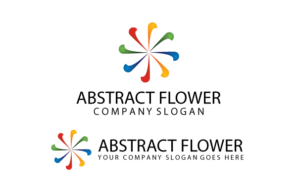 Abstract Flower Logo Template Abstract Flower Logo Template