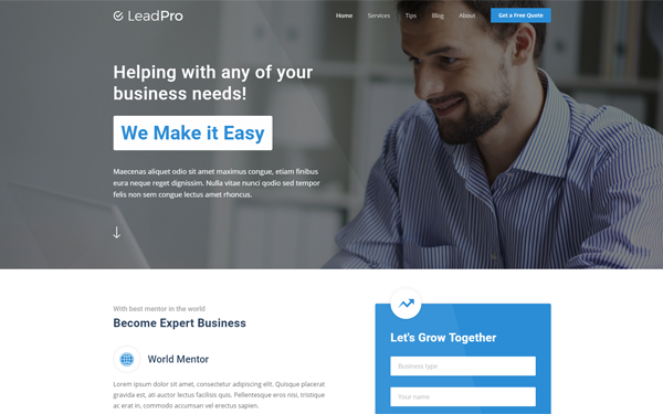 Leadpro Lead Generation Template