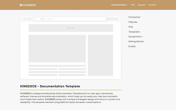 Kingdocs Documentation Template