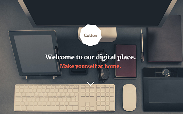 Cotton - Responsive Single Page
