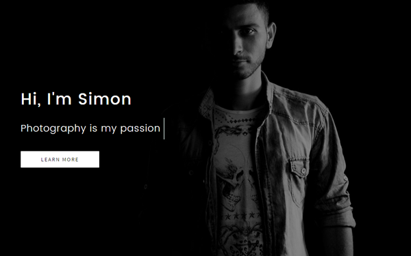 Talent One Page Personal Html Template Landing Pages