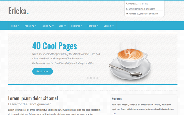 40 Pages - 6 Colors - Responsive Theme