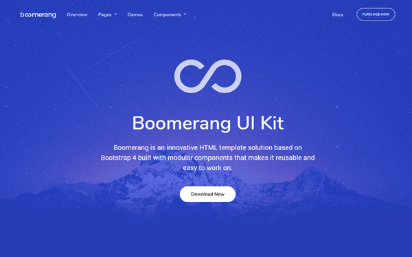 Boomerang - Multipurpose Bootstrap Theme free download