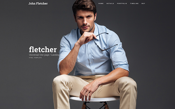 Personal Landing Page Template For Elementor Free Download