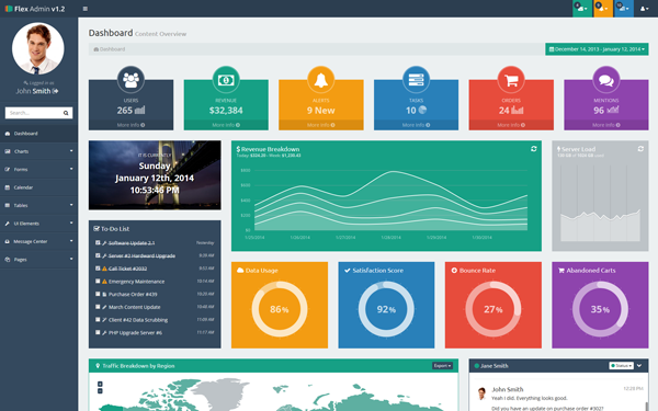 Flex Admin Responsive Admin Template