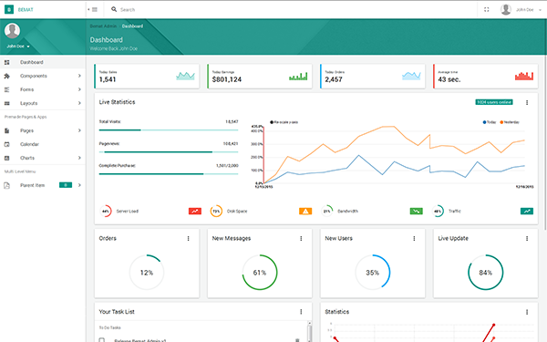 jquery calendar material design Admin Template Dashboards Design Material Bemat Admin & jquery calendar material design Admin Template Dashboards Design Material Bemat Admin &
