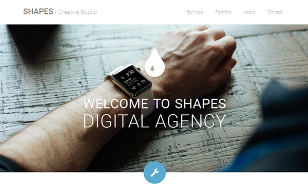 Shapes - Clean Portfolio Template