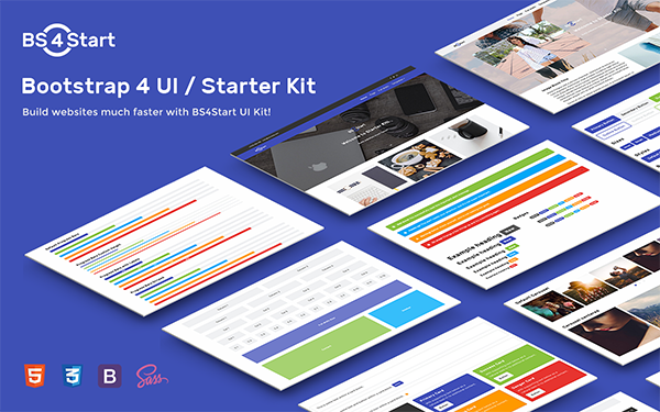 Bs4start Bootstrap 4 Ui Starter Kit
