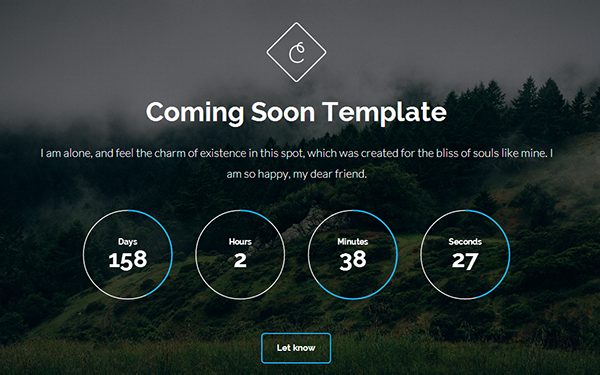 Cortes - Coming Soon Template