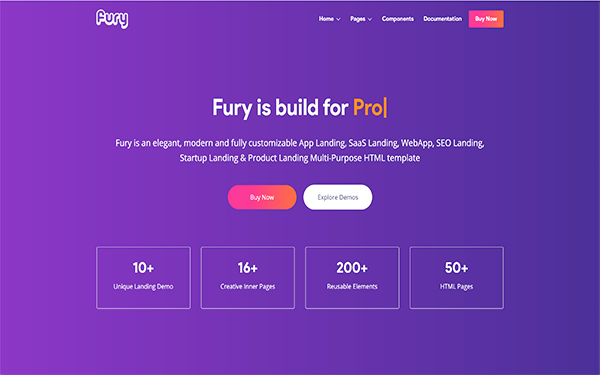 DOWNLOAD - Fury - Complete Landing Page Solution
