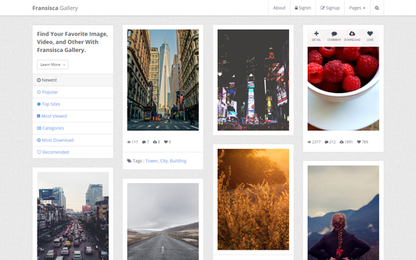gallery themes photo for bootstrap and Bootstrap Fransisca Portfolio Gallery Portfolio gallery themes photo for bootstrap and Bootstrap Fransisca Portfolio Gallery Portfolio
