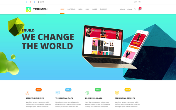 KENNEDY - Creative Agency Landing Page