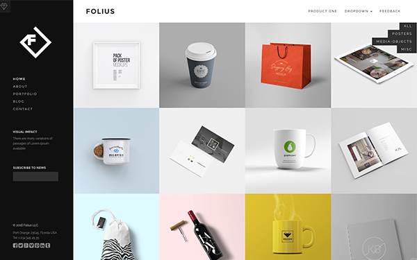 Folius Portfolio Template