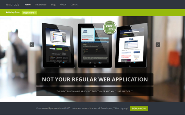 Ambrosia Web Application Theme By Heyallanmoreno Wrapbootstrap