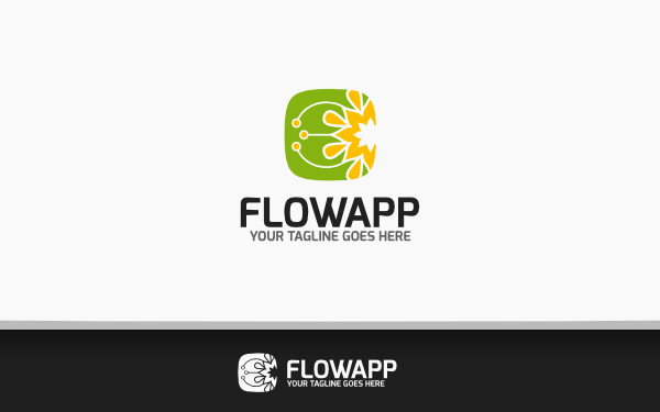 flow app logo by daisydec wrapbootstrap