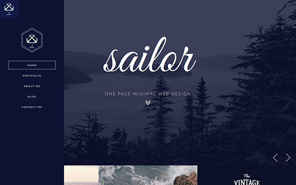 Sailor Creative Portfolio Template