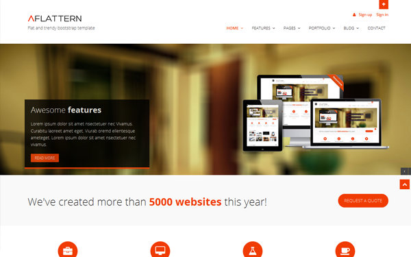 Cms Website Template Built With Bootstrap Dmxready