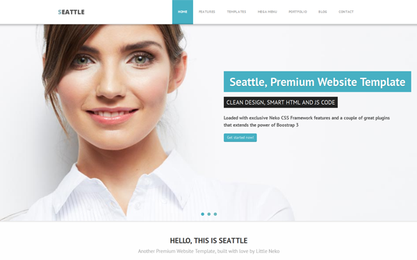 Seattle Corporate Website Template