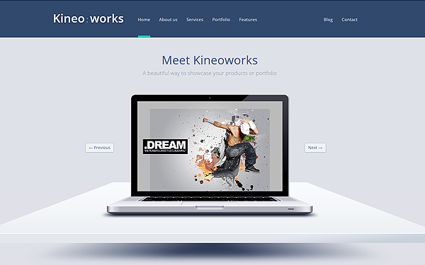 Kineoworks - Responsive Portfolio Theme