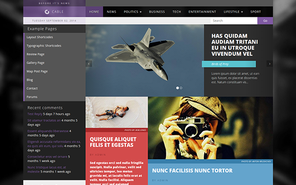 Cable News - Drupal Magazine Theme