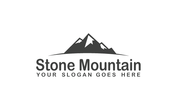 stone mountain logo template by kazierfan wrapbootstrap