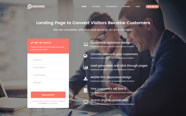 Conversi Premium Conversion Template