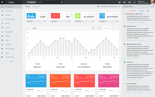 Free download angular 5 admin template
