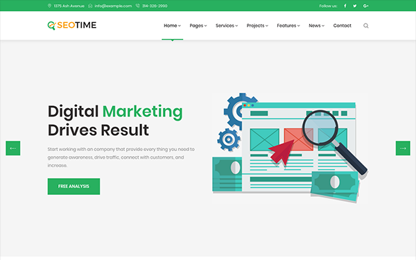 Seotime Digital Marketing Template