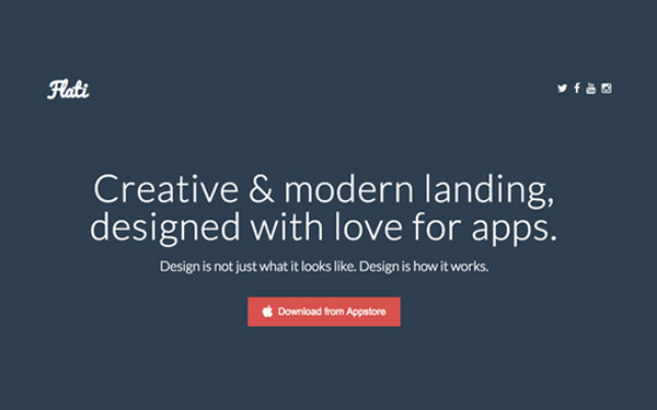 Flati - Responsive App Landing