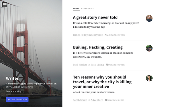 Writer ~ Modern Writing Platform