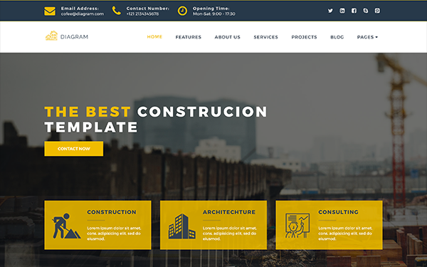 diagram architecture building template wrapbootstrap building template