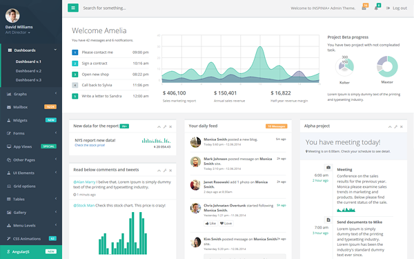 Free Bootstrap Admin Template  AdminLTE.IO