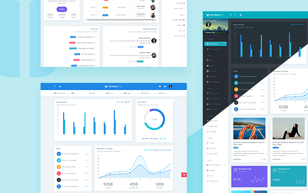 Materialpro Bootstrap 4 Material Admin By Wrappixel Wrapbootstrap - roblox admin panel released 2018