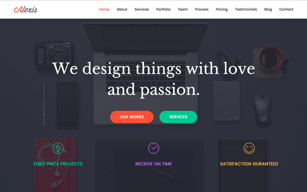 Alexis - Responsive Portfolio Template