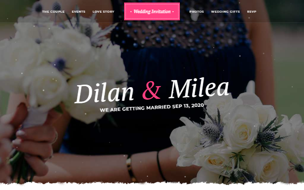 Milea Wedding Invitation Template