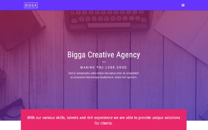 Bigga - Creative Template