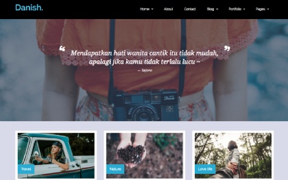 Danish - Portfolio & Blog Template