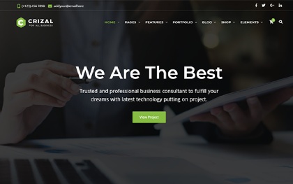 Atropos Responsive Website Template