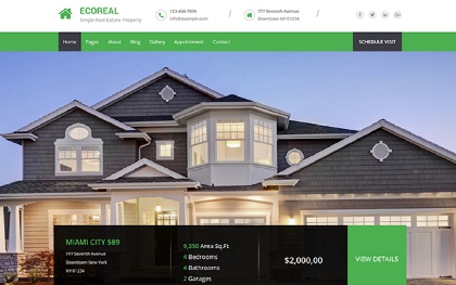 EcoReal - HTML5 Real Estate Template