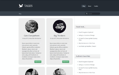 Tales - Responsive Blog Theme