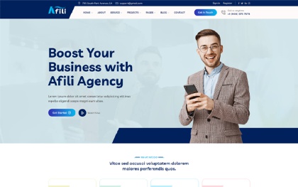 React Website Templates WrapBootstrap